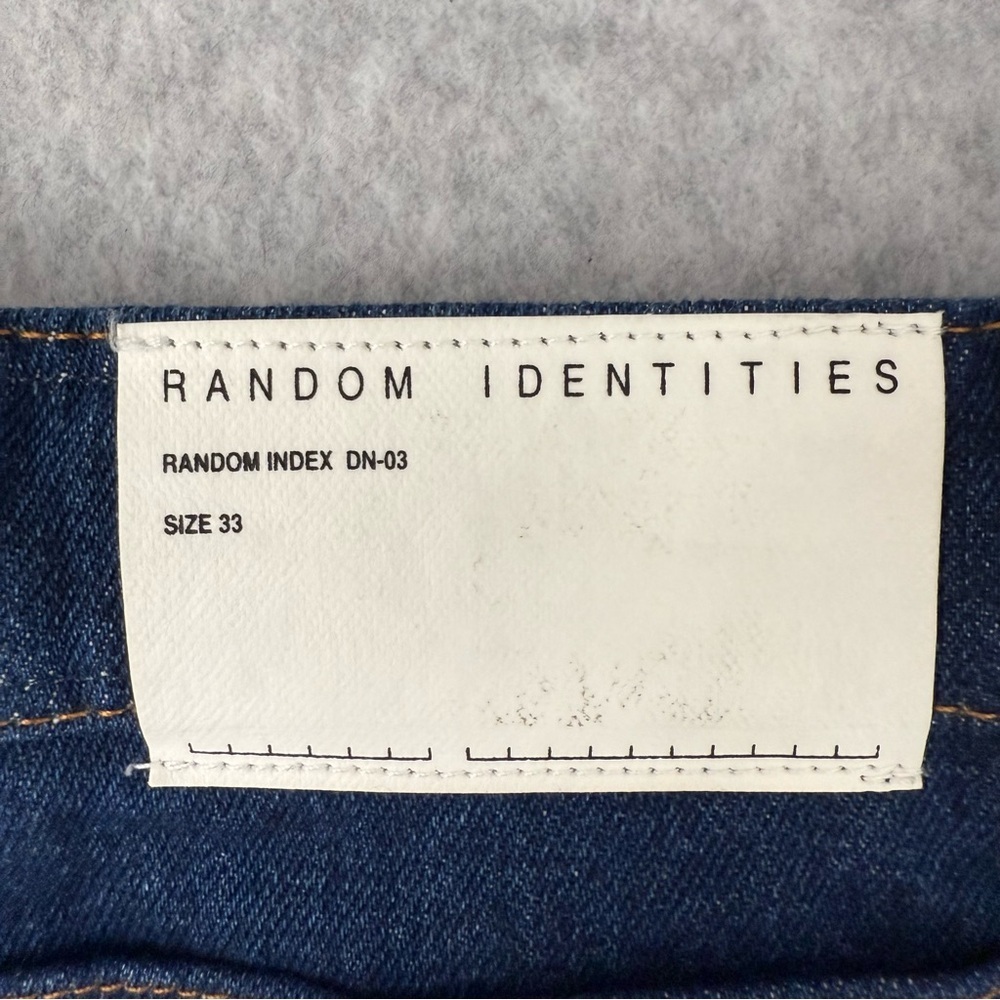 RANDOM IDENTITIES Bless the 80's Jeans sz 33 - Picture 10 of 17